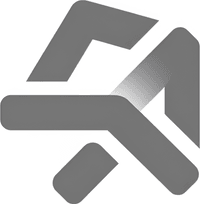 Минималистичный абстрактный логотип компании Слежка ВКонтакте в серых тонах на белом фоне